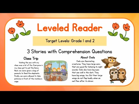 Reading for Grade 1 and Grade 2 | Reading Comprehension | Learn English Through Stories (Set 5)