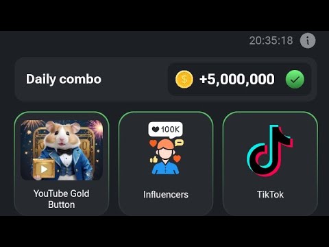 Daily Claim 5 million Hamster Kombat Daily Combo pack কিভাবে ডেইলি 50 লাক@HamsterKombat_Official