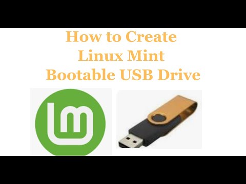 How to Create bootable USB Drive for Linux Mint