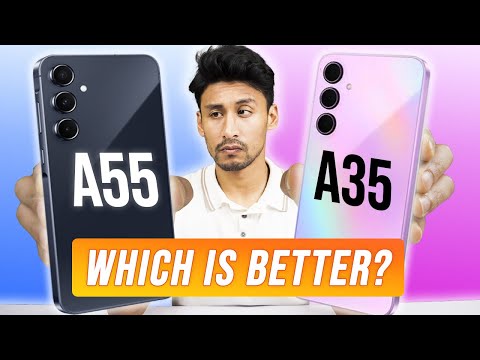 Samsung Galaxy A55 vs A35 Comparision ⚡️ Which is BETTER?