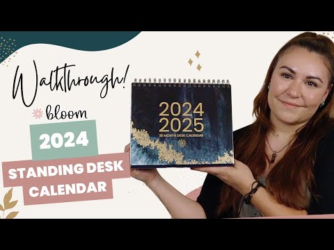 2024 - 2025 Standing Flip Calendar - bloom Daily Planners ®