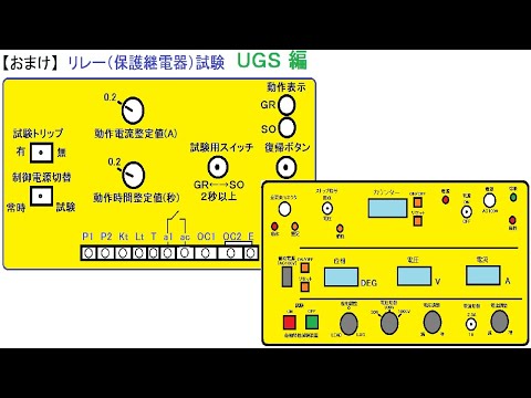 【おまけ】リレー(保護継電器)試験-UGS編