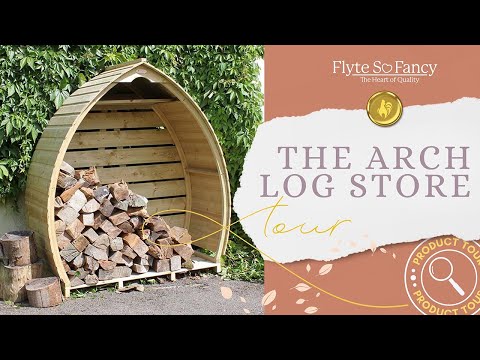 Arched Log Store - Stylish & Durable Garden Storage