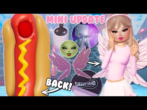 NEW UPDATE! HOTDOG is BACK, NEW WINGS + MAP, and MORE In Dress To Impress!