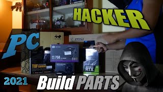 HACKING PC build PARTS 2021 | MalluHackeR