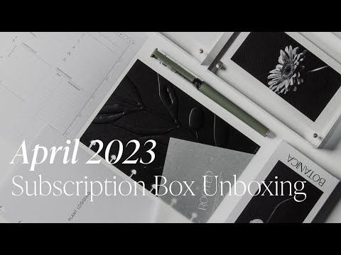 April 2023 Penspiration and Planning + Stationery Subscription #UnboxingVideo | Cloth & Paper