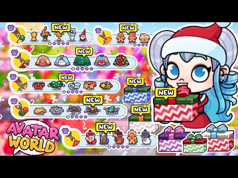 NEW! ✅ ALL CHRISTMAS CRAFTING SECRETS IN AVATAR WORLD 😍