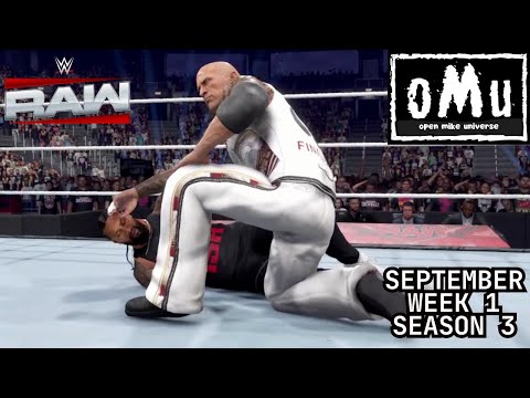 WWE RAW Open Mike Universe (Season 3 September Week 1)