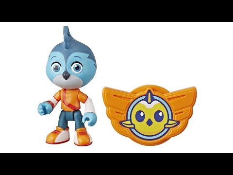 (Playskool/hasbro) top wing Swift with wearable badge