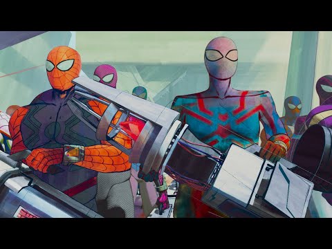 마일스 '스파이더맨 소사이어티' 방문 장면 | 스파이더맨: 어크로스 더 유니버스 (Spider-Man: Across the Spider-Verse, 2023) [4K]