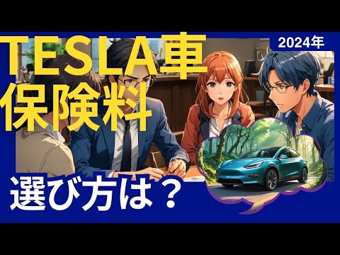 テスラ車の保険。選び方は？