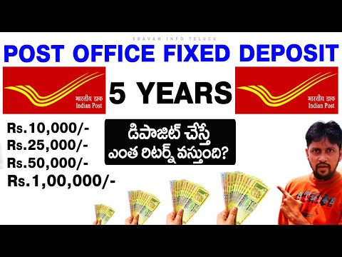 🔥 Post Office FD Interest rates 2024 Telugu | FD Interest rates 2024 | Post FD Interest rates 2024