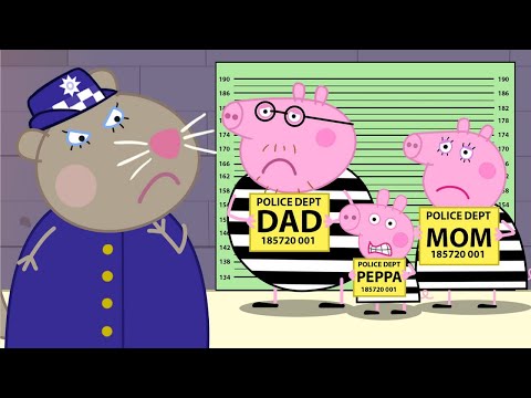 Oh No! Police Arrested Peppa Pig's Family?? | Peppa Pig Funny Animation