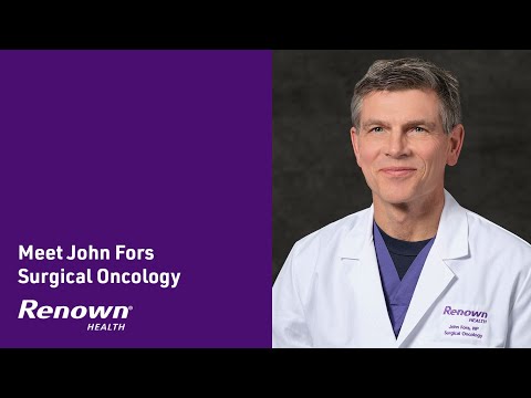 John Fors, Nurse Practitioner - Surgical Oncology