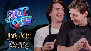 James & Oliver Phelps Create Harry Potter: Wizards of Baking Cakes Out of Plasticine | Art Off