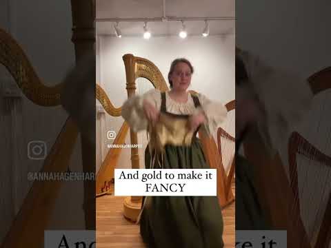 Ever after harpist! New renaissance costume #cosplay #renfaire