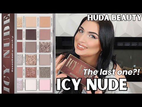 Huda Beauty Icy Nude Disaster Review and Look #hudabeauty #icynude #makeup