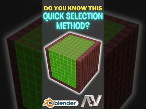 Do you know this selection method for Blender?