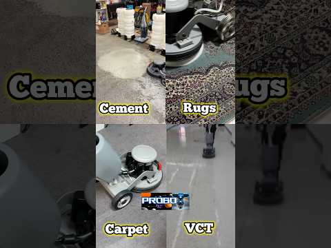 Probot on different floors. Customer submitted videos.  Carpet, oriental rug, cement, vct…