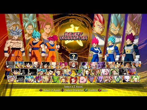 Goku God Forms Vs Vegeta God Forms - Dragon Ball FighterZ