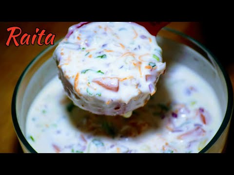 Cucumber Onion Raita for biryani |  dahi Raita  | Onion raita | Easy raita recipe for Biryani