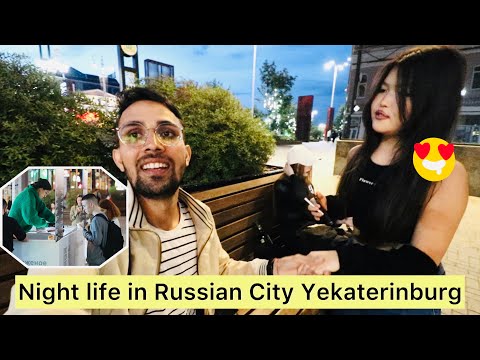 Night Life in Russia 2023 Under sanctions | Indian Vlogger With Russian Girl