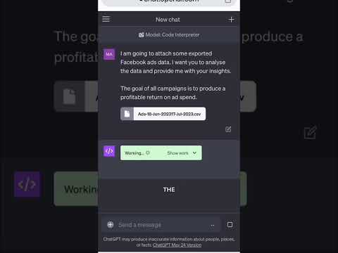 How To analyze Facebook ads data With ChatGPT’s new code interpreter 🔥