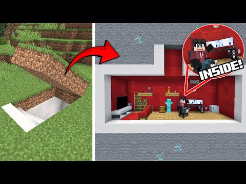 I Built a SECRET GAMING ROOM in Minecraft!