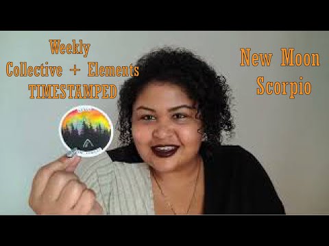 Weekly (10/28 - 11/3) TIMESTAMPED: Throat Activation & New Moon Scorpio #tarot