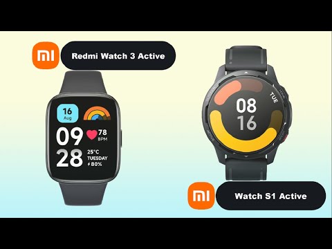 xiaomi redmi watch 3 active vs xiaomi watch s1 active comparison