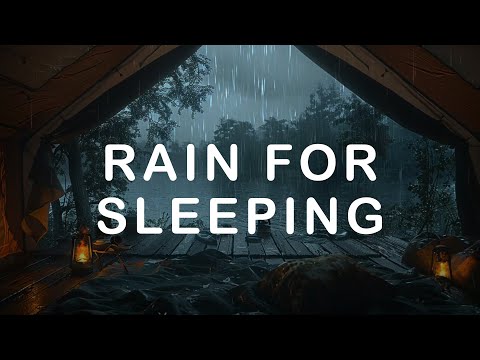 🔴 Rain Sounds at Tent for Deep Sleeping - Relaxing Rain to Sleep Fast, Stop Insomnia