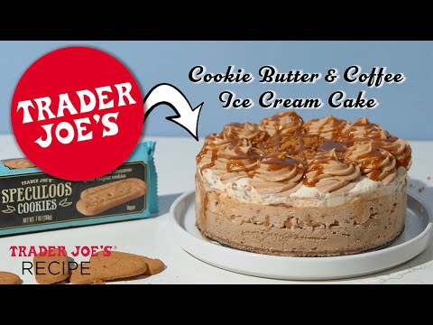 How to Make Cookie Butter & Coffee Ice Cream Cake | Trader Joe’s Dessert Recipe