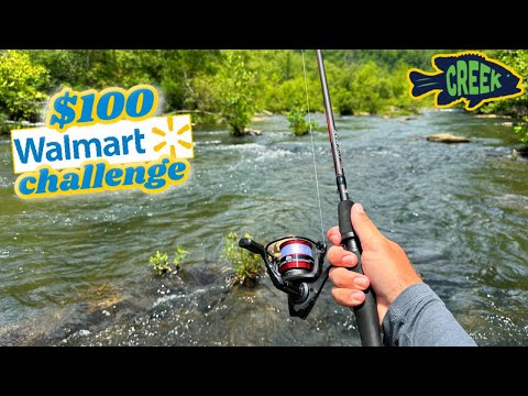 Smallmouth Bass $100 Walmart Budget Challenge