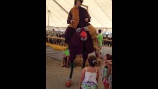 Weird Bird mascots at poultry Fest