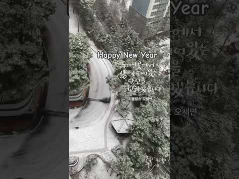 Happy New Year. 계신 곳에서 삶으로 피어계신 당신을 응원합니다.