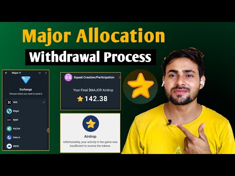 Check & Withdrawal Your $MAJOR Token✔️| Major Airdrop Allocation and Withdrawal Process !