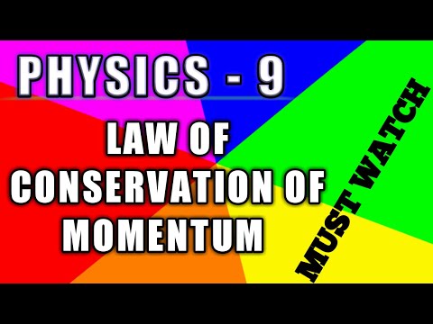 PHYSICS 09 // LAW OF CONSERVATION OF MOMENTUM / CBSE CLASS IX