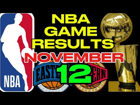 NBA GAME RESULTS NOVEMBER 12,2024 | NBA SEASON 2024-2025