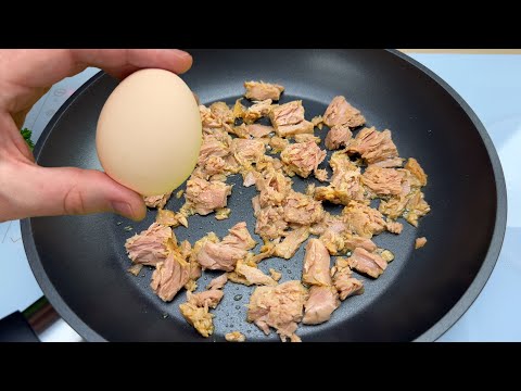 This recipe with canned tuna and eggs is delicious! quick recipe and delicious # 279