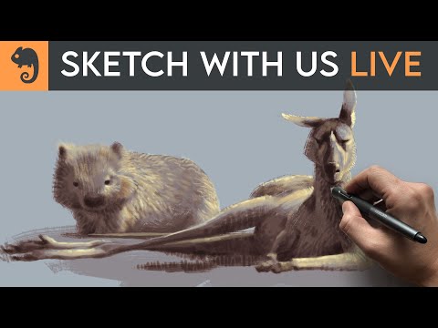 90MAC Sketchgroup: KANGAROOS & WOMBATS