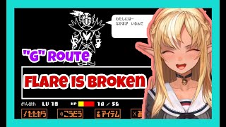 Shiranui Flare Is Broken After Killing Many Characters | Undertale [Hololive/Eng Sub]