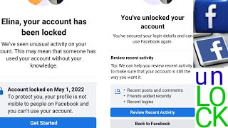 How to unlock facebook account 2022. How to recover facebook account without identity. Recover fb.