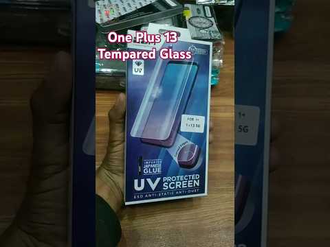 One Plus 13 Uv Tempared Glass !! One Plus 13 Screen Protector Guard #short #uvglass #oneplus13glass