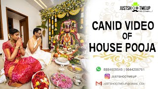 CANDID VIDEO OF SATYANARAYANA POOJA || JUSTSHOOTMEUP