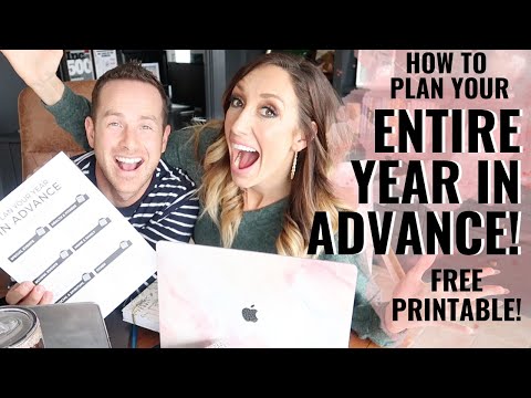 Plan your year IN ADVANCE! We’re not crazy, I promise! + Free printable! | Jordan Page