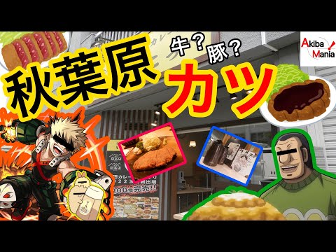 【肉の聖地】秋葉原の　カツ　のお店を巡ってみた件！【秋葉原グルメシリーズ】