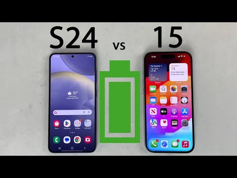 Galaxy S24 vs iPhone 15 Battery Life DRAIN Test