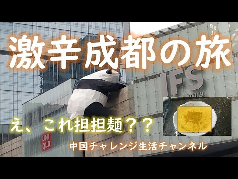 【中国紀行】成都の激辛旅行　～え、これ担担麺？？～