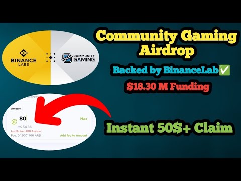 BinanceLab Backing Project | Community Gaming Airdrop | Instant 50$ Income | #crypto #airdrop