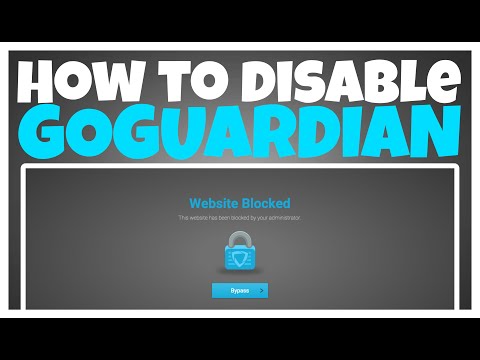 How To DISABLE GOGUARDIAN On A School CHROMEBOOK!